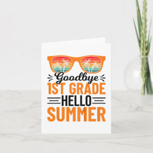 1st Grade Hello Summer 3  Card