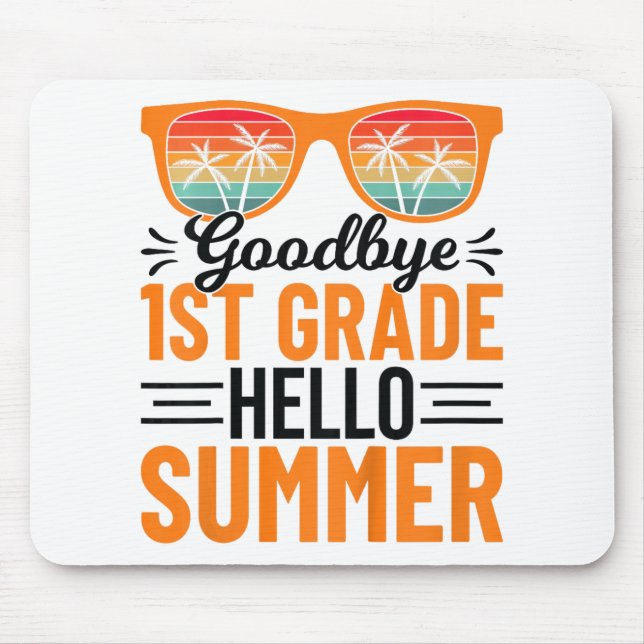 1st Grade Hello Summer 3  Mouse Pad (Front)