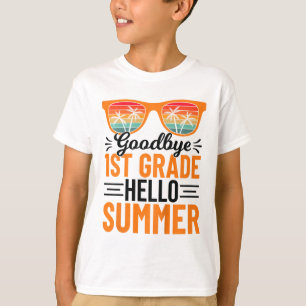 1st Grade Hello Summer 3 T-Shirt