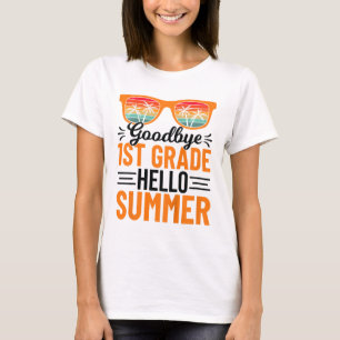 1st Grade Hello Summer 3  T-Shirt