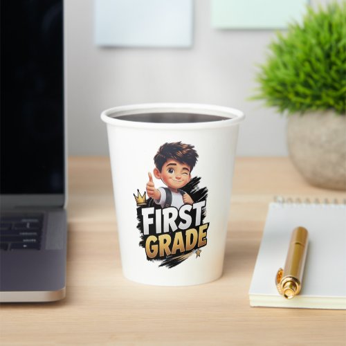 1st Grade Kid Gift Paper Cups