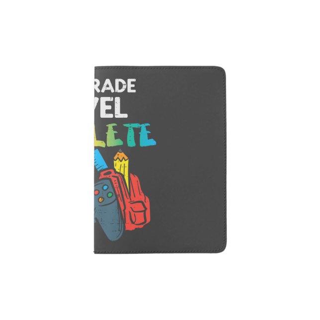 1St Grade Level Complete Gaming Boy Last Day  Passport Holder (Front)