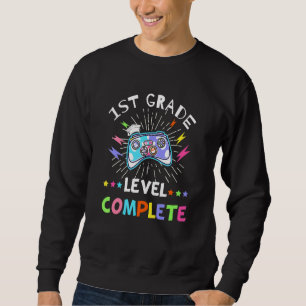 1st Grade Level Complete Graduation For Boys Girls Sweatshirt
