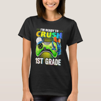 1st Grade Level Unlocked Game On 1st Grade Back To T-Shirt