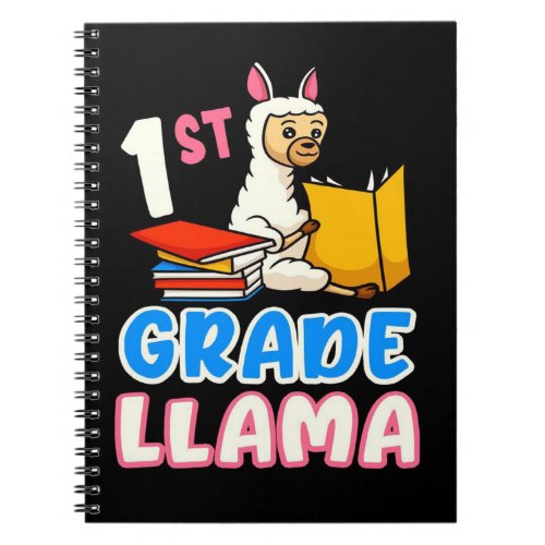 1st Grade Llama  Love Llama School Notebook