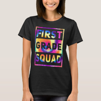 1st Grade Squad Back To School Teacher Student Rai T-Shirt