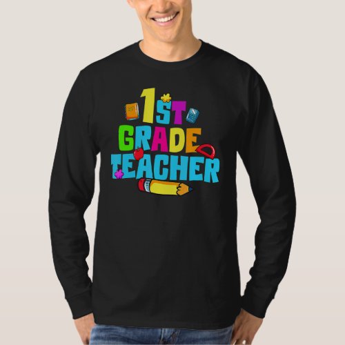 1st Grade Teacher Back To School Graduation Boys G T_Shirt
