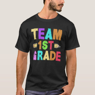 1st Grade Teacher Team Instructor Educator School  T-Shirt