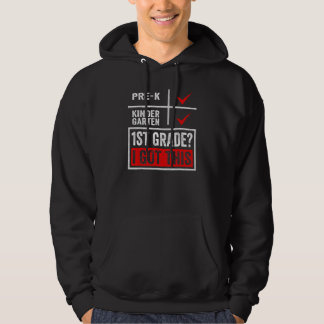 1st Grader Back To School First Grade Student Kids Hoodie