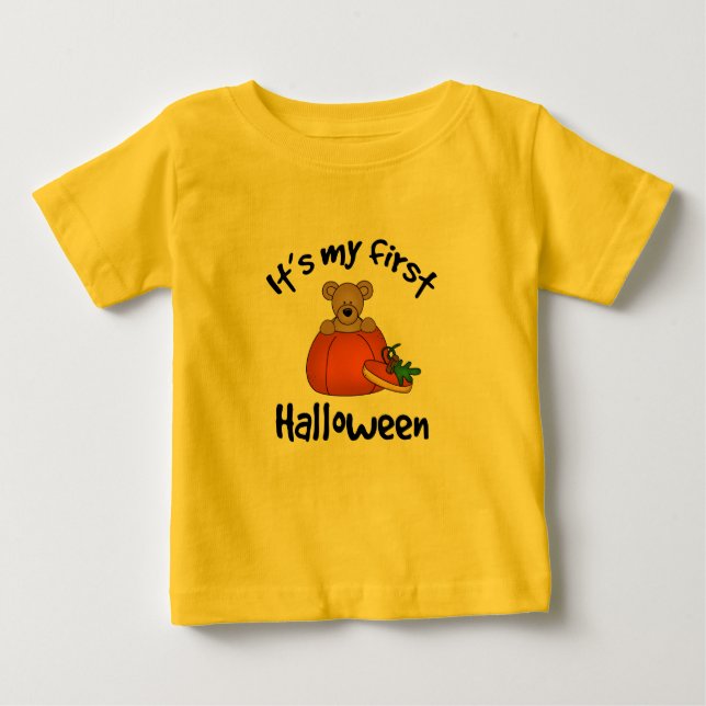 1st Halloween Baby Clothes Baby T-Shirt (Front)