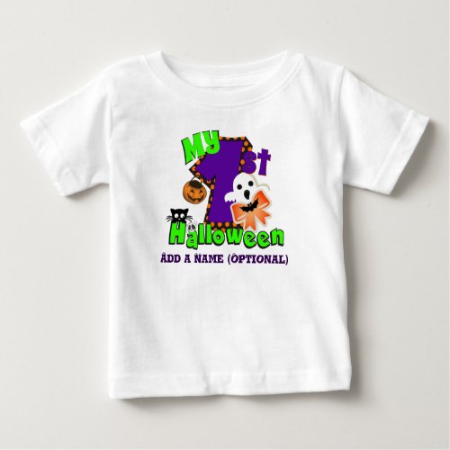 1st Halloween Ghost Baby T_Shirt