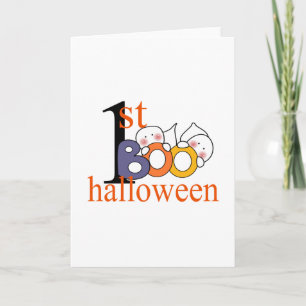 1st Halloween Ghost BOO! Card