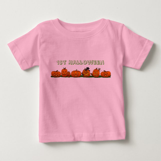 1st Halloween Onsie Baby T-Shirt (Front)