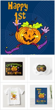 1st Halloween Pumpkin Custom