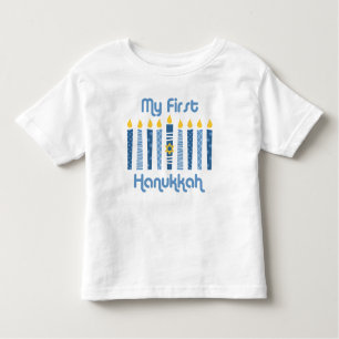 1st Hanukkah Candles Toddler T-shirt