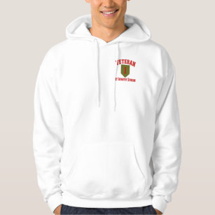 big red one hoodie