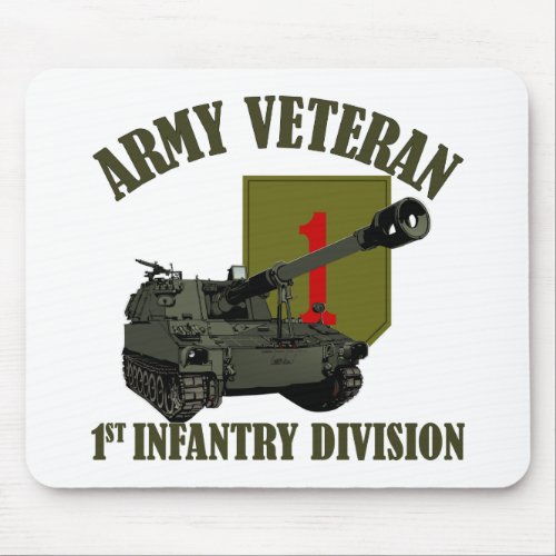 1st ID Veteran _ M109 Howitzer Mouse Pad