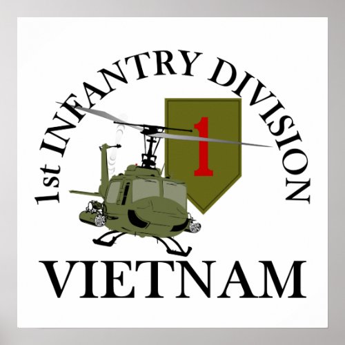 1st ID Vietnam Poster