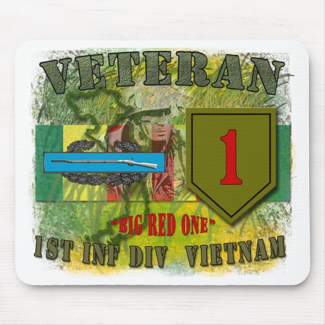 1st Inf Div-Vietnam Mouse Pad (Front)