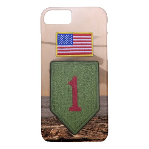 1st infantry big red 1 veterans vets iPhone 87 case
