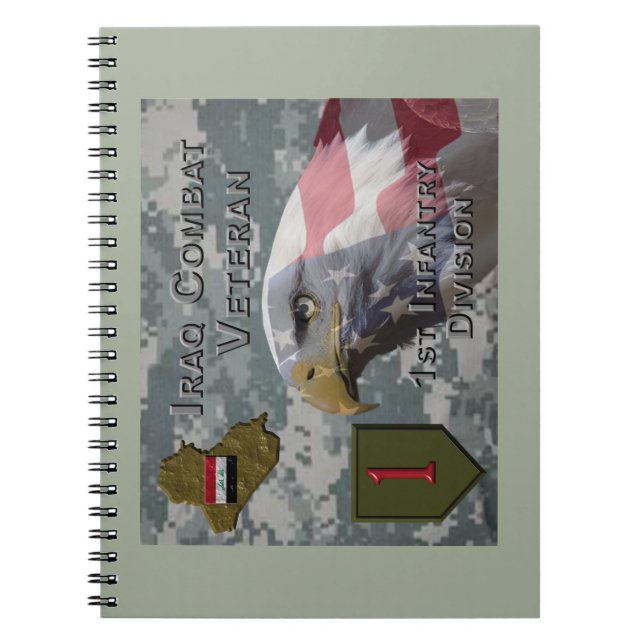 1st Infantry Div Iraq Combat Veteran Notebook (Front)