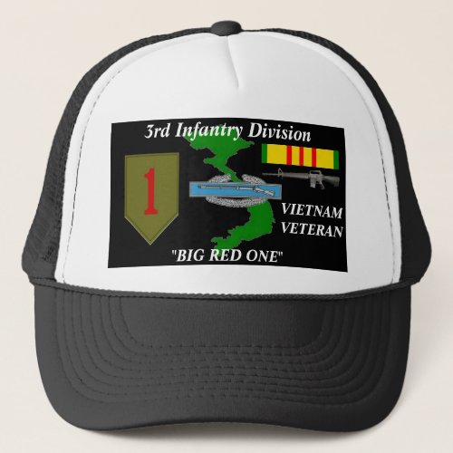 1st Infantry Div Vietnam ball Cap