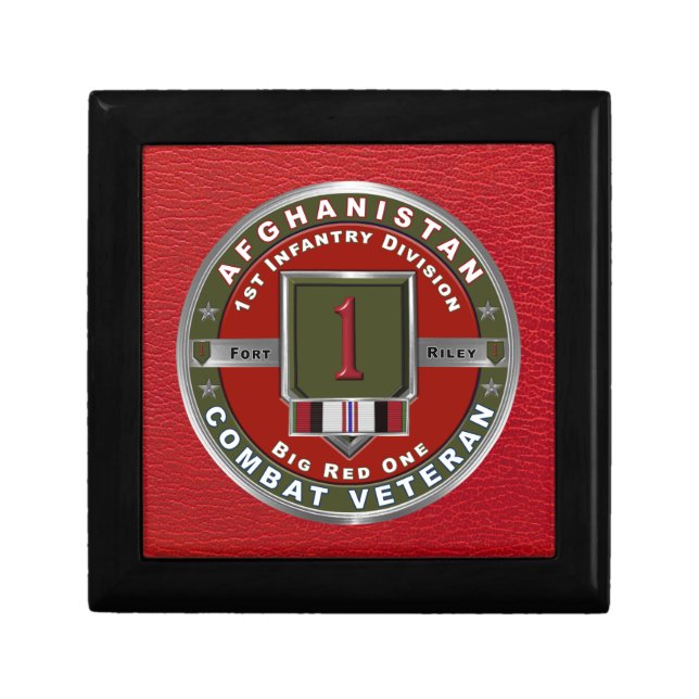 1st Infantry Division Afghanistan Veteran Gift Box (Front)