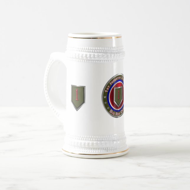 1st Infantry Division  Beer Stein (Front Left)