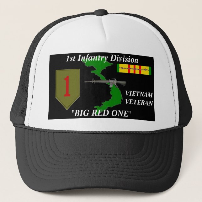 1st Infantry Division"Big Red One" Ball Caps (Front)
