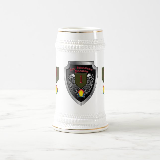 1st Infantry Division “Big Red One” Beer Stein (Center)
