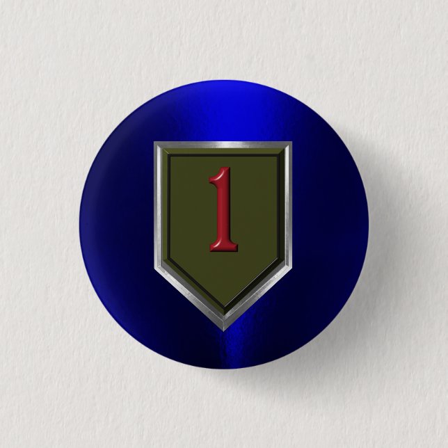1st Infantry Division “Big Red One” Button (Front)
