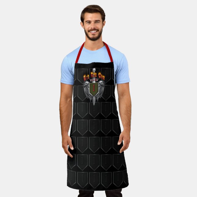 1st Infantry Division “Big Red One” Customized Apron (Worn)