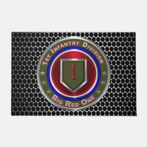1st Infantry Division Big Red One Doormat