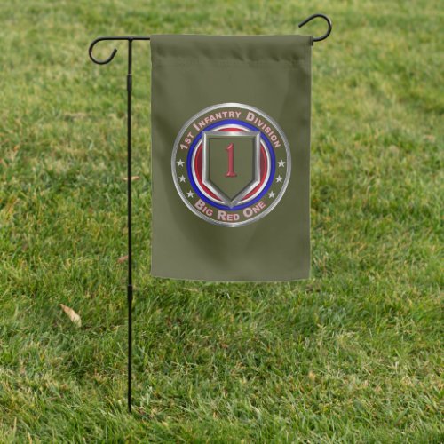 1st Infantry Division âœBig Red Oneâ  Garden Flag