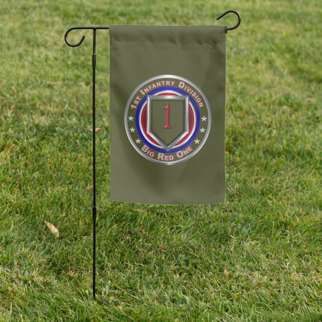 1st Infantry Division “Big Red One”  Garden Flag (In SItu)