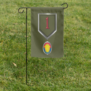 1st Infantry Division “Big Red One” Garden Flag