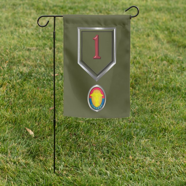 1st Infantry Division “Big Red One”   Garden Flag (In SItu)