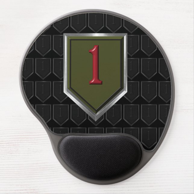 1st Infantry Division “Big Red One”   Gel Mouse Pad (Front)