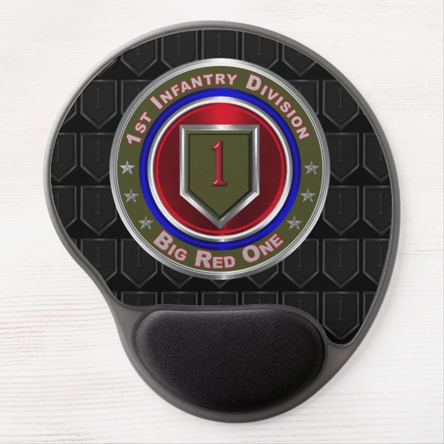 1st Infantry Division “Big Red One” Gel Mouse Pad (Front)