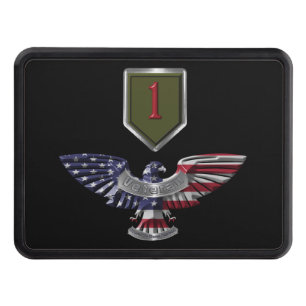 1st Infantry Division “Big Red One” Hitch Cover
