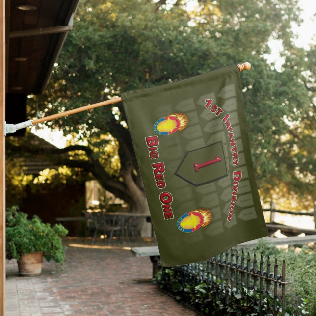 1st Infantry Division “Big Red One” House Flag (In SItu)