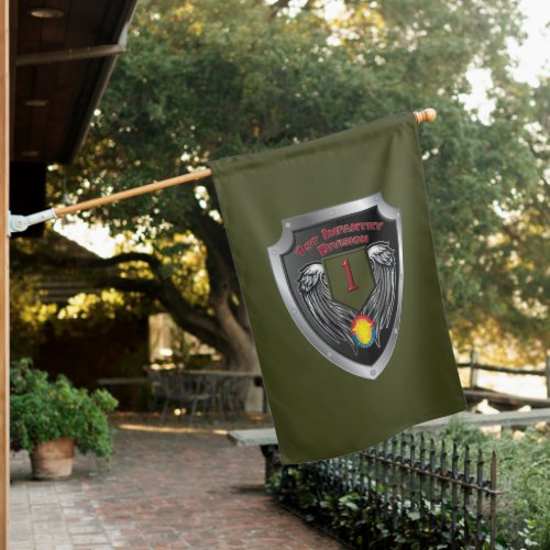 1st Infantry Division Big Red One House Flag
