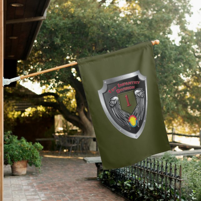 1st Infantry Division “Big Red One” House Flag (In SItu)