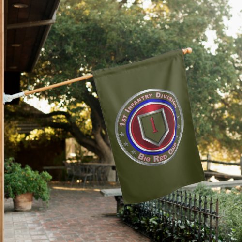 1st Infantry Division Big Red One  House Flag