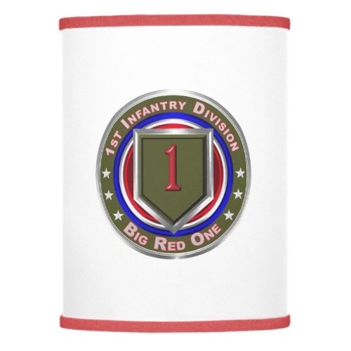 1st Infantry Division Big Red One Lamp Shade