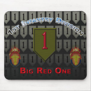 1st Infantry Division “Big Red One” Mouse Pad