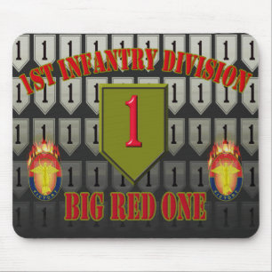 1st Infantry Division “Big Red One”  Mouse Pad