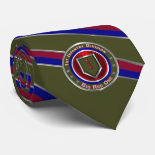 1st Infantry Division “Big Red One” Neck Tie
