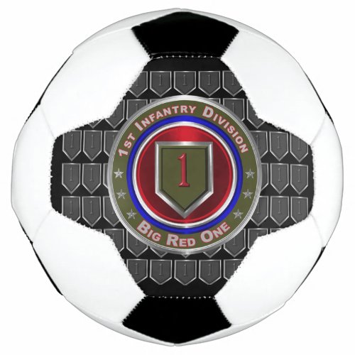 1st Infantry Division âœBig Red Oneâ  Soccer Ball
