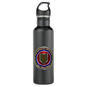 1st Infantry Division “Big Red One” Stainless Steel Water Bottle
